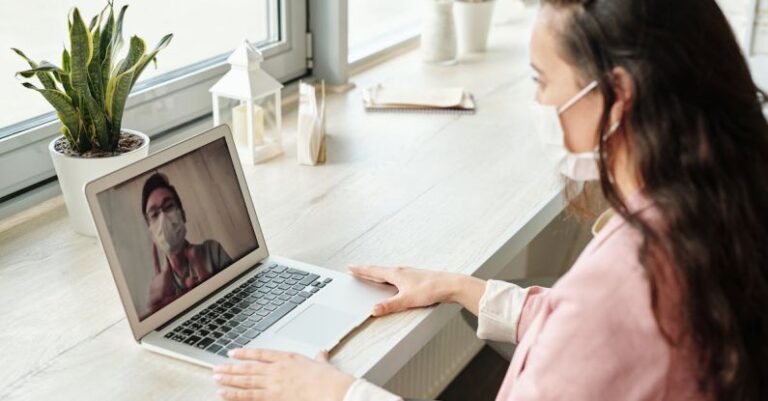 Telemedicine - Woman Having A Video Call