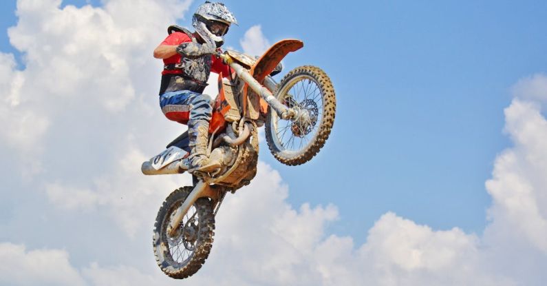 Extreme Sports - Man On A Motocross Dirt Bike